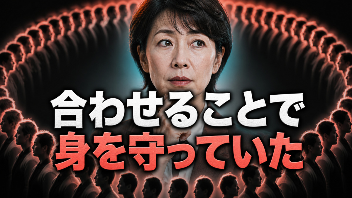 周囲に合わせる行動が身を守っていた時期がある