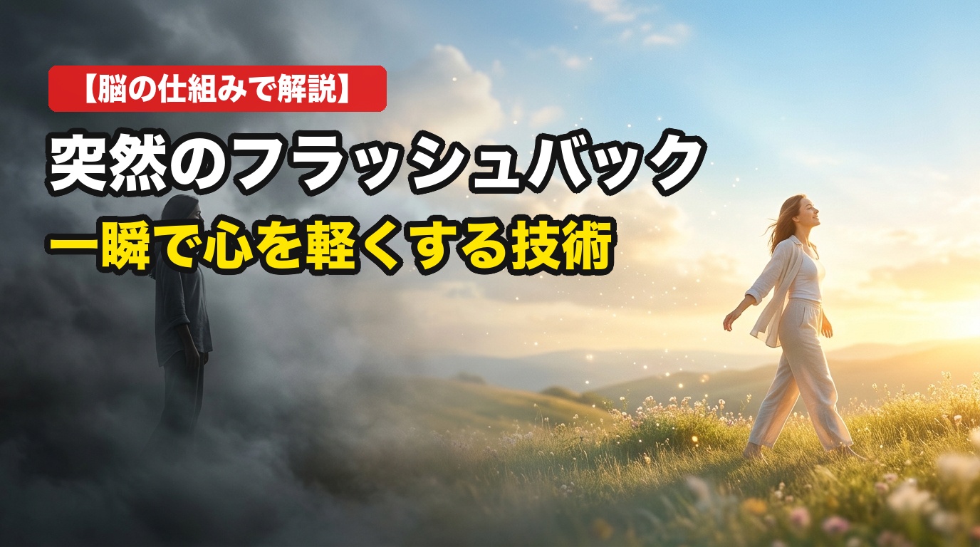 過去の嫌な出来事がフラッシュバックする原因と感情を手放す方法