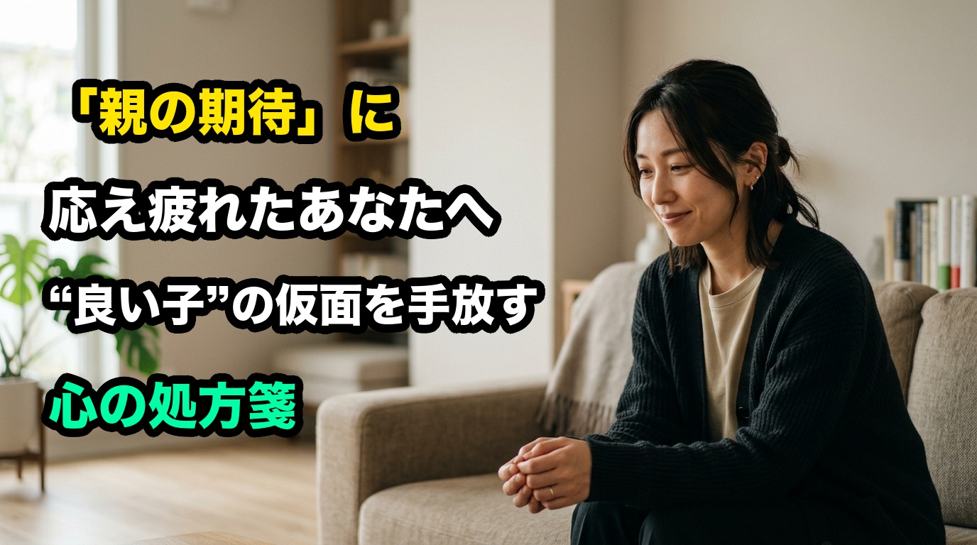 「親をがっかりさせたくない」良い子を演じ続けて心が限界を迎えたあなたへ