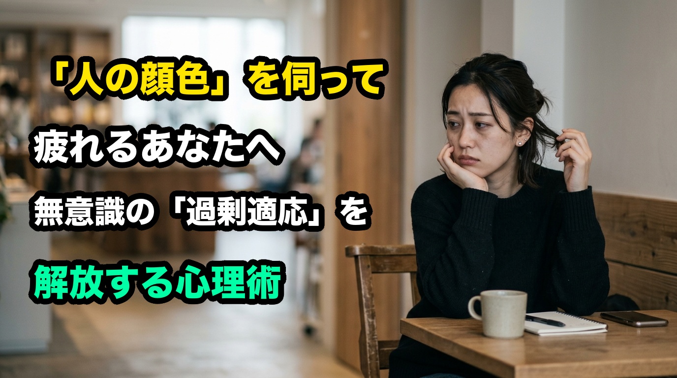 いつも人の顔色を伺って疲れてしまう…アダルトチルドレン特有の「過剰適応」を根本から癒す方法